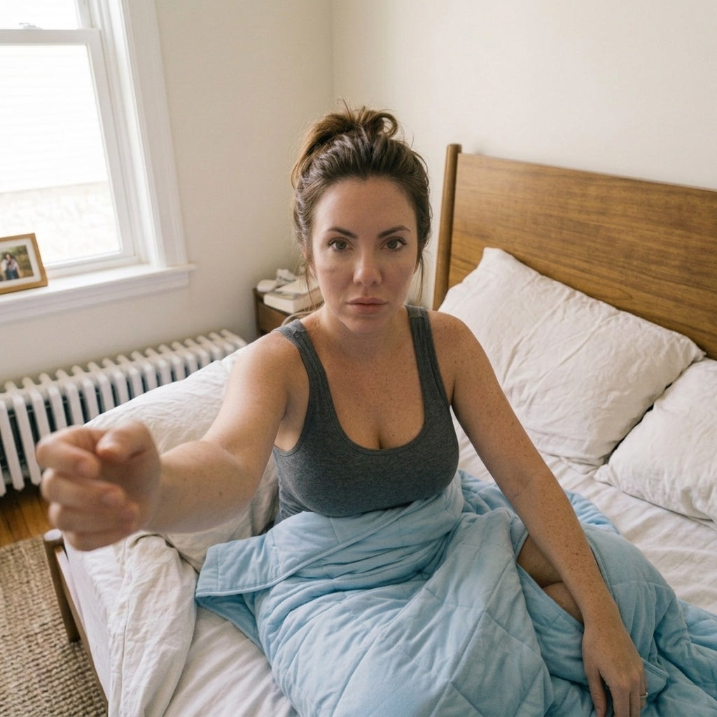 Napfull Cooling Blanket - Woman Selfie Bed UGC v2